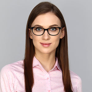 Black Cat Eye Full Rim Women Eyeglasses by Vincent Chase Online-136259