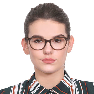 Brown Cat Eye Full Rim Women Eyeglasses by Vincent Chase Online-128980