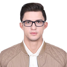 Load image into Gallery viewer, Blue Rectangle Full Rim Unisex Eyeglasses by Vincent Chase Online-139235