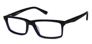 Blue Rectangle Full Rim Unisex Eyeglasses by Vincent Chase Online-139235