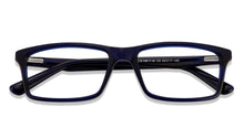 Load image into Gallery viewer, Blue Rectangle Full Rim Unisex Eyeglasses by Vincent Chase Online-139235