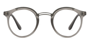 Gunmetal Round Full Rim Unisex Eyeglasses by Vincent Chase Online-121644