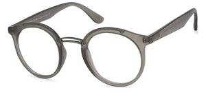 Gunmetal Round Full Rim Unisex Eyeglasses by Vincent Chase Online-121644
