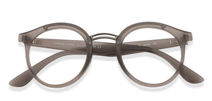 Gunmetal Round Full Rim Unisex Eyeglasses by Vincent Chase Online-121644