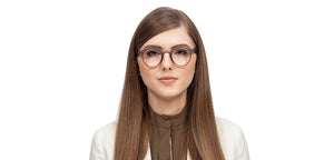 Gunmetal Round Full Rim Unisex Eyeglasses by Vincent Chase Online-121644