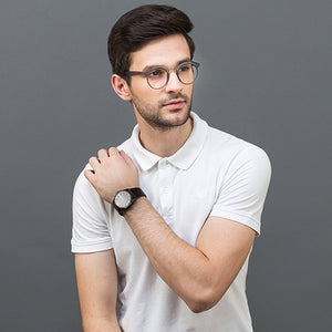 Gunmetal Round Full Rim Unisex Eyeglasses by Vincent Chase Online-121644