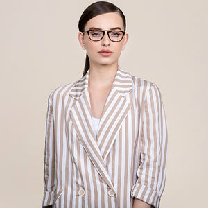 Tortoise Cat Eye Full Rim Women Eyeglasses by Vincent Chase Online-139194