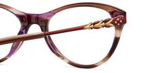 Load image into Gallery viewer, Brown Cat Eye Full Rim Women Eyeglasses by Vincent Chase Online-139056