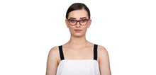 Load image into Gallery viewer, Brown Cat Eye Full Rim Women Eyeglasses by Vincent Chase Online-139056
