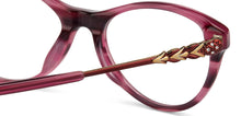 Load image into Gallery viewer, Pink Cat Eye Full Rim Women Eyeglasses by Vincent Chase Online-124928