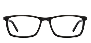 Black Rectangle Full Rim Unisex Eyeglasses by Vincent Chase-209222