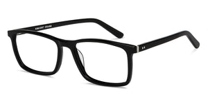 Black Rectangle Full Rim Unisex Eyeglasses by Vincent Chase-209222
