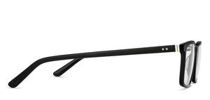 Black Rectangle Full Rim Unisex Eyeglasses by Vincent Chase-209222