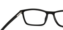 Load image into Gallery viewer, Black Rectangle Full Rim Unisex Eyeglasses by Vincent Chase-209222