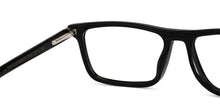 Load image into Gallery viewer, Black Rectangle Full Rim Unisex Eyeglasses by Vincent Chase-209223