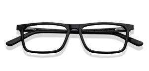 Black Rectangle Full Rim Unisex Eyeglasses by Vincent Chase-209223