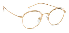 Load image into Gallery viewer, Gold Round Full Rim Unisex Eyeglasses by Vincent Chase Online-139076