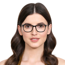 Load image into Gallery viewer, Black Rectangle Full Rim Unisex Eyeglasses by Vincent Chase Online-139146