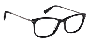 Black Rectangle Full Rim Unisex Eyeglasses by Vincent Chase Online-139146