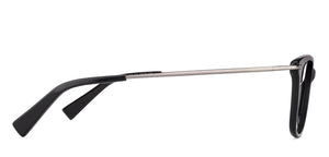 Black Rectangle Full Rim Unisex Eyeglasses by Vincent Chase Online-139146