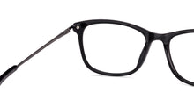 Load image into Gallery viewer, Black Rectangle Full Rim Unisex Eyeglasses by Vincent Chase Online-139146