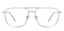 Load image into Gallery viewer, Gold Square Full Rim Unisex Eyeglasses by Vincent Chase Online-133167