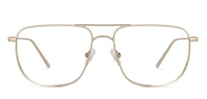 Gold Square Full Rim Unisex Eyeglasses by Vincent Chase Online-133167