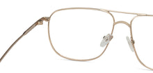 Load image into Gallery viewer, Gold Square Full Rim Unisex Eyeglasses by Vincent Chase Online-133167