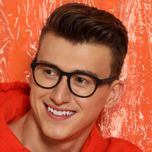 Grey Round Full Rim Unisex Eyeglasses by Lenskart Air Online-130604