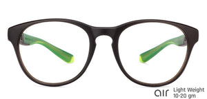 Grey Round Full Rim Unisex Eyeglasses by Lenskart Air Online-130604