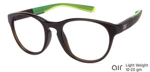 Grey Round Full Rim Unisex Eyeglasses by Lenskart Air Online-130604