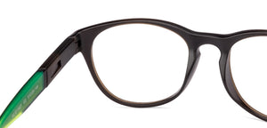 Grey Round Full Rim Unisex Eyeglasses by Lenskart Air Online-130604