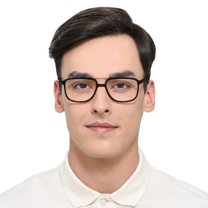 Tortoise Square Full Rim Unisex Eyeglasses by Vincent Chase Online-138902