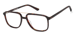 Tortoise Square Full Rim Unisex Eyeglasses by Vincent Chase Online-138902