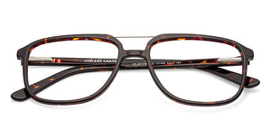 Tortoise Square Full Rim Unisex Eyeglasses by Vincent Chase Online-138902