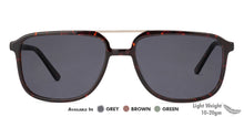 Load image into Gallery viewer, Tortoise Square Full Rim Unisex Eyeglasses by Vincent Chase Online-138902