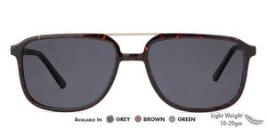 Tortoise Square Full Rim Unisex Eyeglasses by Vincent Chase Online-138902