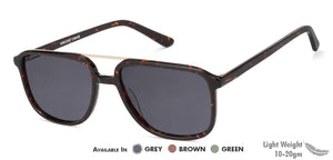 Tortoise Square Full Rim Unisex Eyeglasses by Vincent Chase Online-138902