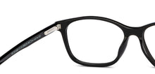 Load image into Gallery viewer, Black Rectangle Full Rim Unisex Eyeglasses by Vincent Chase-209224
