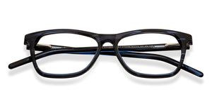 Blue Rectangle Full Rim Unisex Eyeglasses by Vincent Chase Online-210296