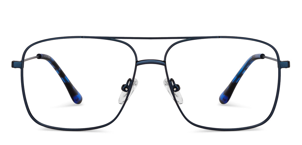 Blue Square Full Rim Unisex Eyeglasses by Vincent Chase Online-201303