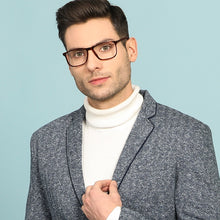 Load image into Gallery viewer, Brown Rectangle Full Rim Unisex Eyeglasses by Vincent Chase Online-139185