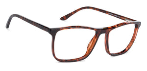 Brown Rectangle Full Rim Unisex Eyeglasses by Vincent Chase Online-139185
