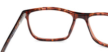 Load image into Gallery viewer, Brown Rectangle Full Rim Unisex Eyeglasses by Vincent Chase Online-139185