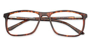 Brown Rectangle Full Rim Unisex Eyeglasses by Vincent Chase Online-139185