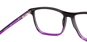 Purple Rectangle Full Rim Unisex Eyeglasses by Vincent Chase Online-148858