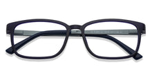 Load image into Gallery viewer, Blue Rectangle Full Rim Unisex Eyeglasses by Lenskart Air Online-139754