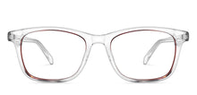 Load image into Gallery viewer, Crystal Red Transparent Rectangle Full Rim Unisex Eyeglasses by Vincent Chase-219864