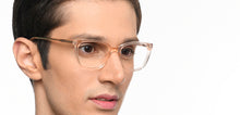 Load image into Gallery viewer, Pink Rectangle Full Rim Women Eyeglasses by Vincent Chase-210271