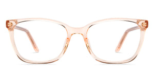 Pink Rectangle Full Rim Women Eyeglasses by Vincent Chase-210271